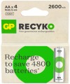 GP Recyko 4xAA 2600 mAh 