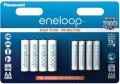 Panasonic Eneloop 4xAA 1900 mAh + Eneloop 4xAAA 750 mAh 