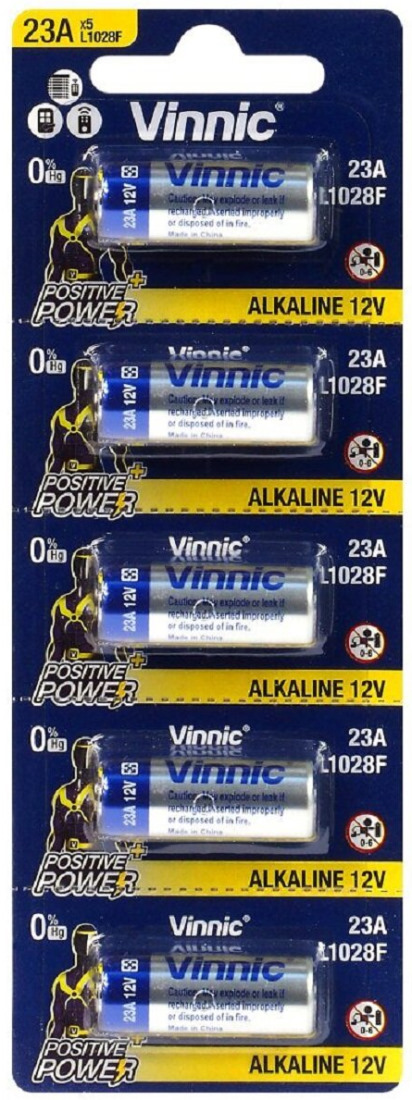 Bateria Alkaliczna X5 Vinnic A23 12V L1028F Mn21 - Vinnic