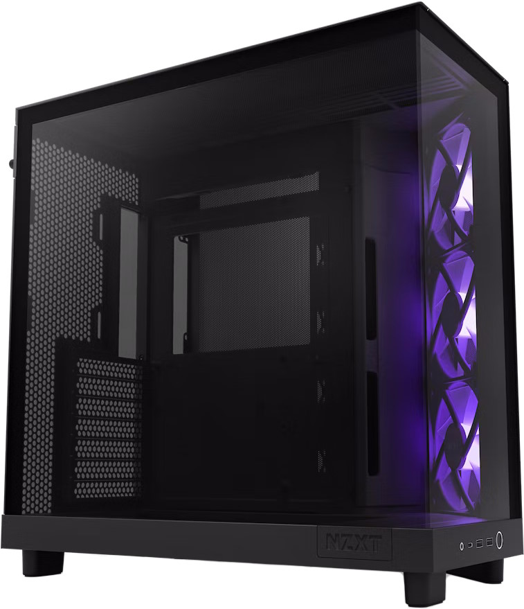 NZXT H6 Flow RGB czarny (CC-H61FB-R1) - kupić obudowę